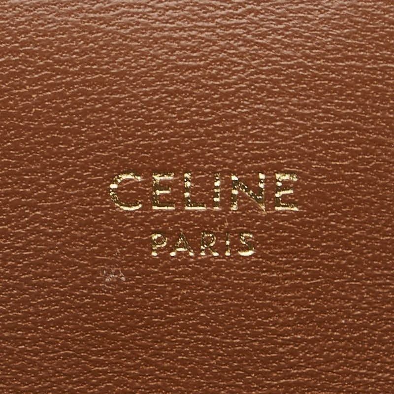 Celine Celine Triomphe Coated Canvas Shoulder Bag White Size ONE SIZE - 5 Thumbnail