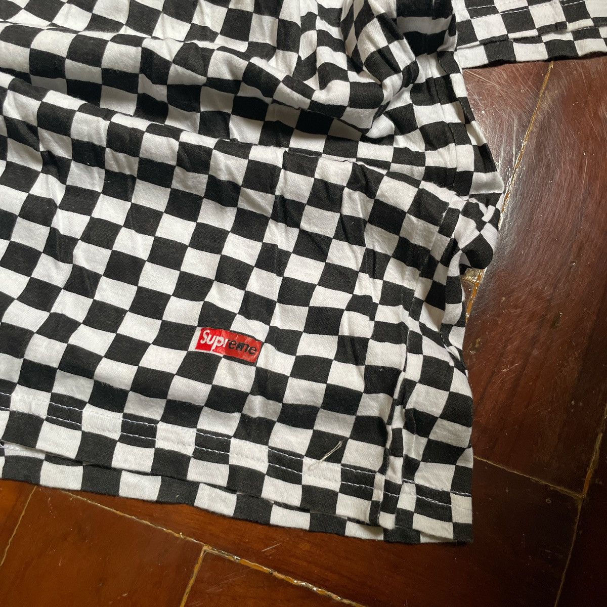 Hanes × Supreme Supreme Hanes Checkered Tee Size US M / EU 48-50 / 2 - 3 Thumbnail