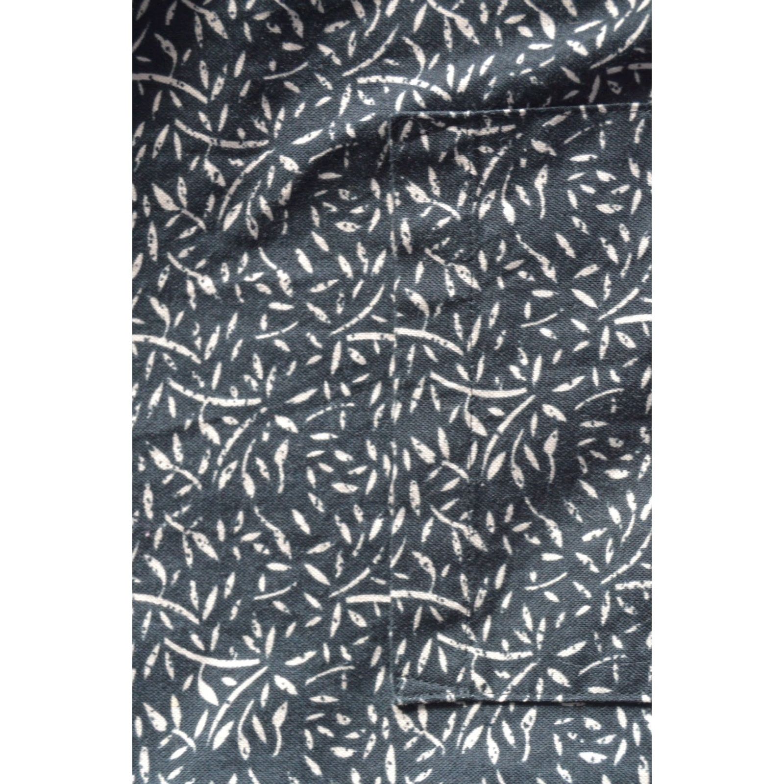 Banana Republic Banana Republic Black Floral Button Shirt XL Cotton Shirt Mens Regular Slimming Casual Spring Summer Fall Button-Up Long Sleeve Collared Size US XL / EU 56 / 4 - 4 Thumbnail