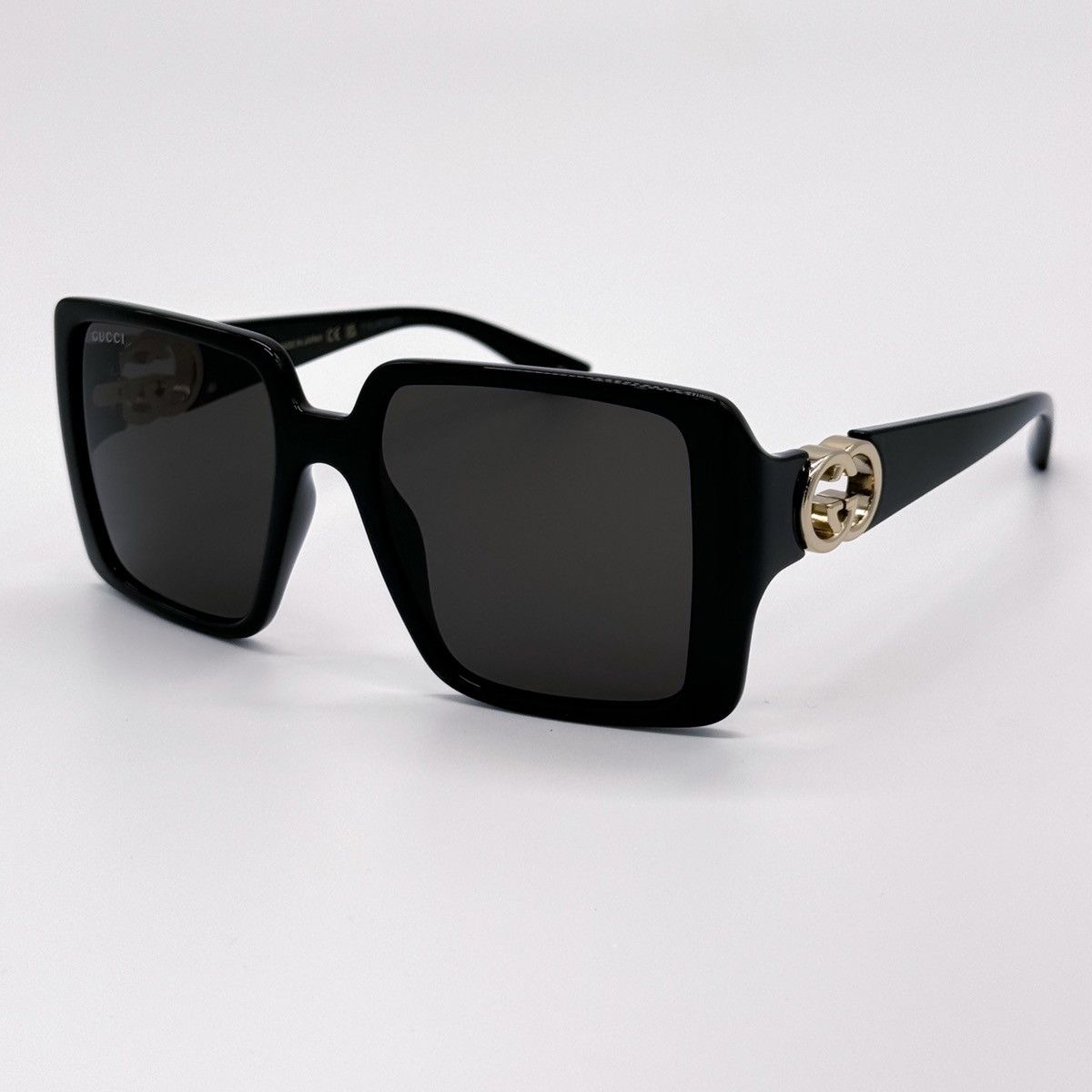 Gucci NEW GUCCI GG1692S 001 SQUARE BLACK GREY WOMEN SUNGLASSES Size ONE SIZE - 3 Thumbnail