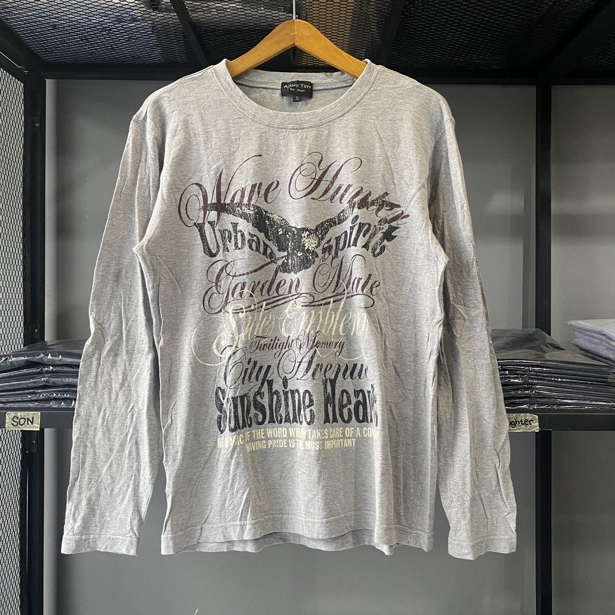 If Six Was Nine × Japanese Brand × Le Grande Bleu (L.G.B.) Japanese Poem Urban Spirit IfSixWasNine Style Long Sleeve Size US S / EU 44-46 / 1 - 1 Thumbnail