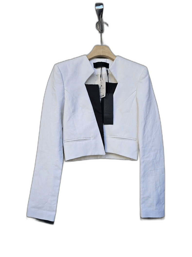 Haider Ackermann Haider Ackermann Women's Cropped Jacket Size S / US 4 / IT 40 - 1 Thumbnail