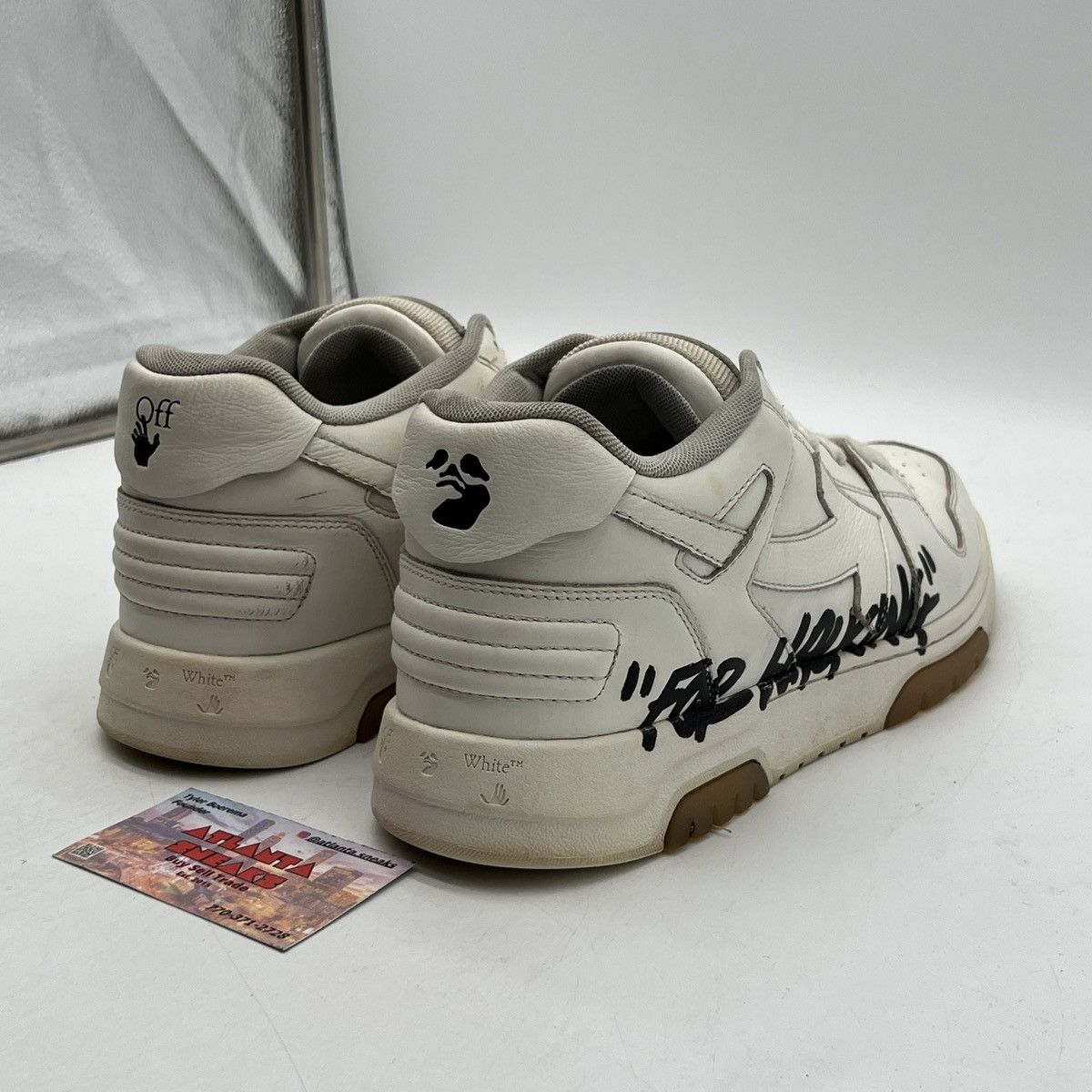 Off-White Off white out of office for walking white black Size US 11 / EU 44 - 5 Thumbnail