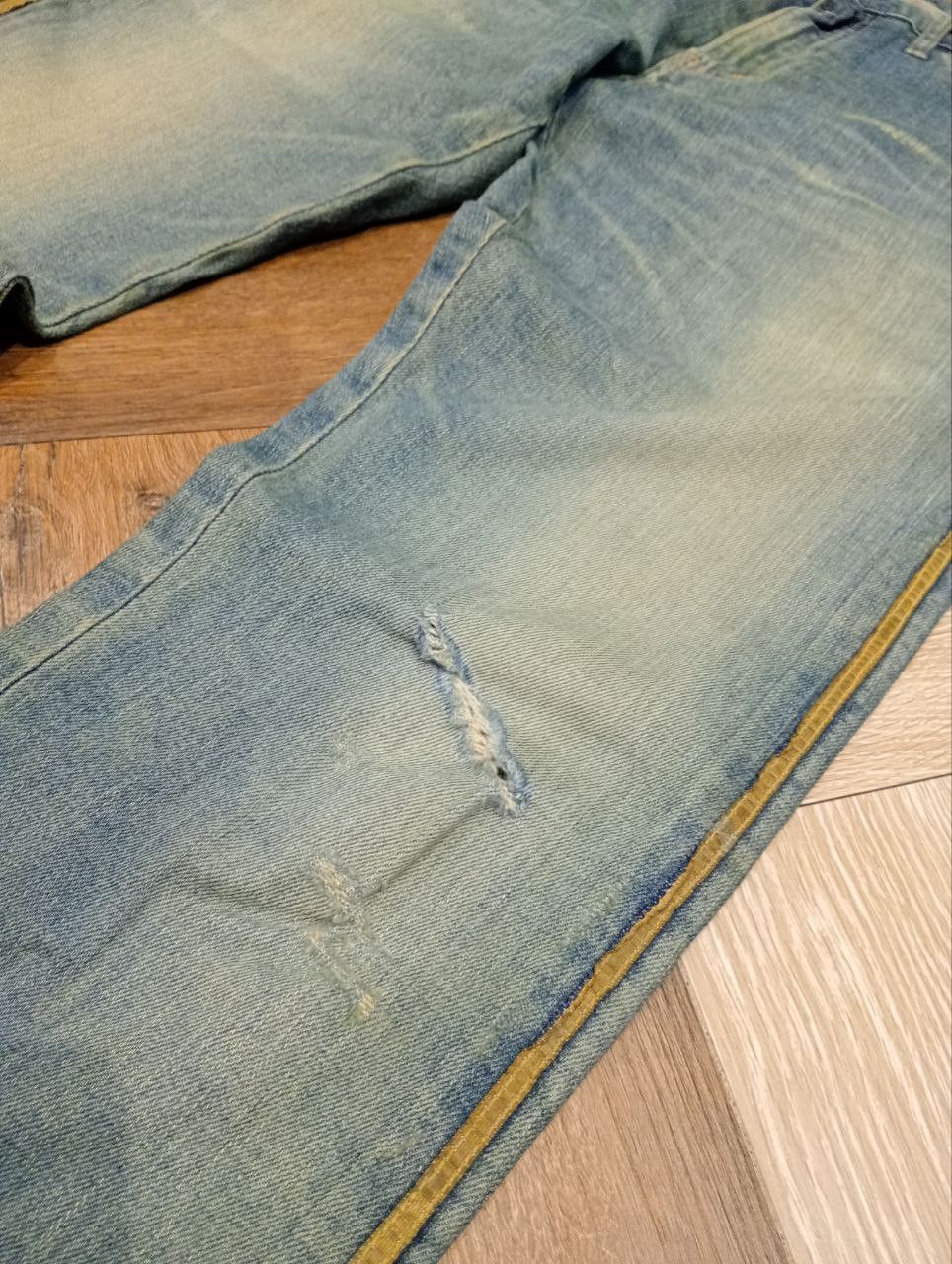 Maison MIHARA YASUHIRO MIHARAYASUHIRO JAPAN WASHED STRETCH DENIM PANTS Size US 34 / EU 50 - 5 Thumbnail