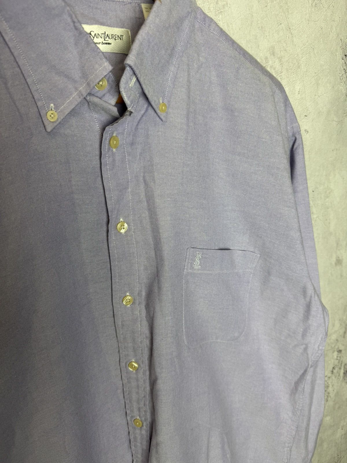 Vintage × Yves Saint Laurent YSL Yves Saint Laurent Shirt Vintage 90s Size US M / EU 48-50 / 2 - 5 Thumbnail