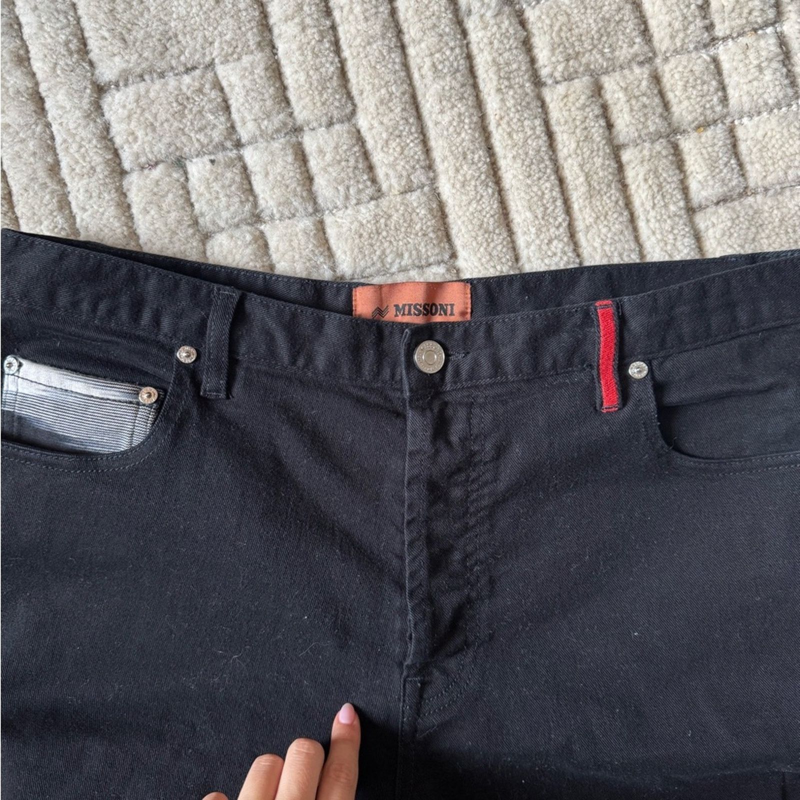 Missoni Missoni Men’s Black Jeans Size US 32 / EU 48 - 6 Thumbnail