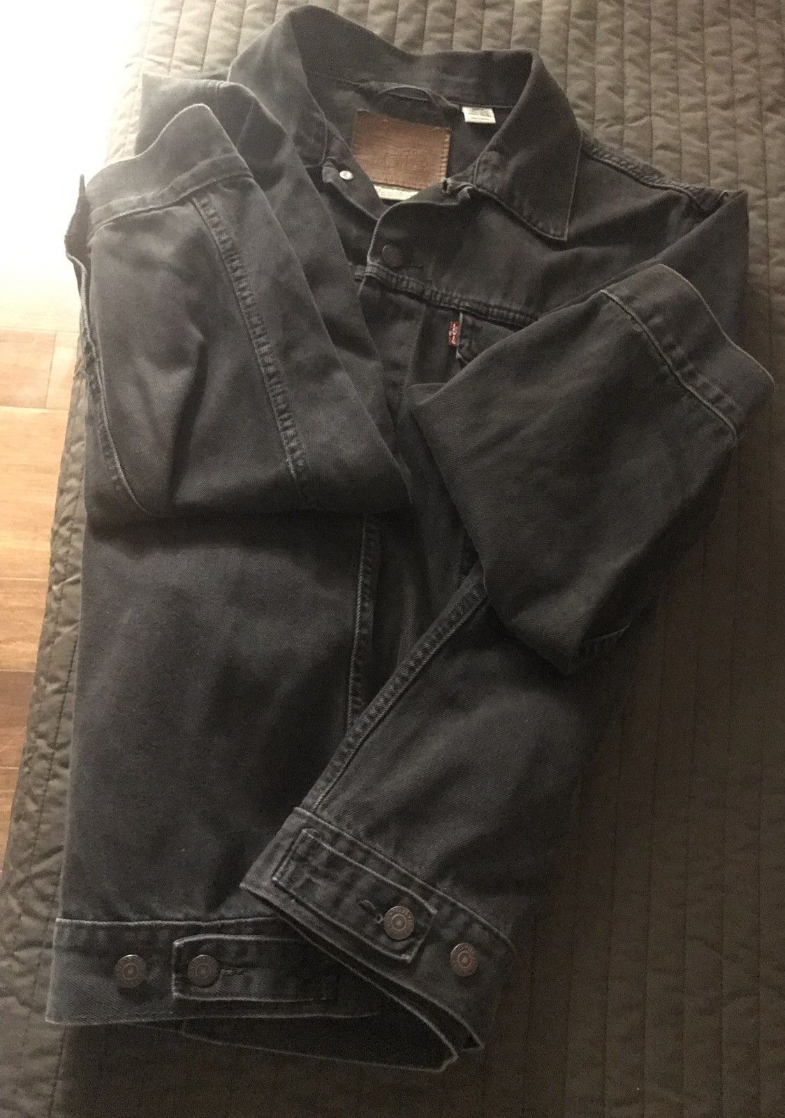 Levi's Vintage Clothing Levi's Strauss Black Denim Vintage Fit Jacket Men's Size US XXL / EU 58 / 5 - 7 Thumbnail