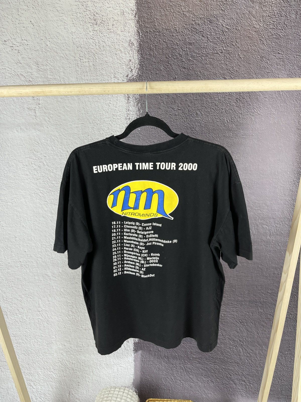 Band Tees Nitrominds vintage European Time Tour 2000 nm band tee shirt Size US L / EU 52-54 / 3 - 7 Thumbnail