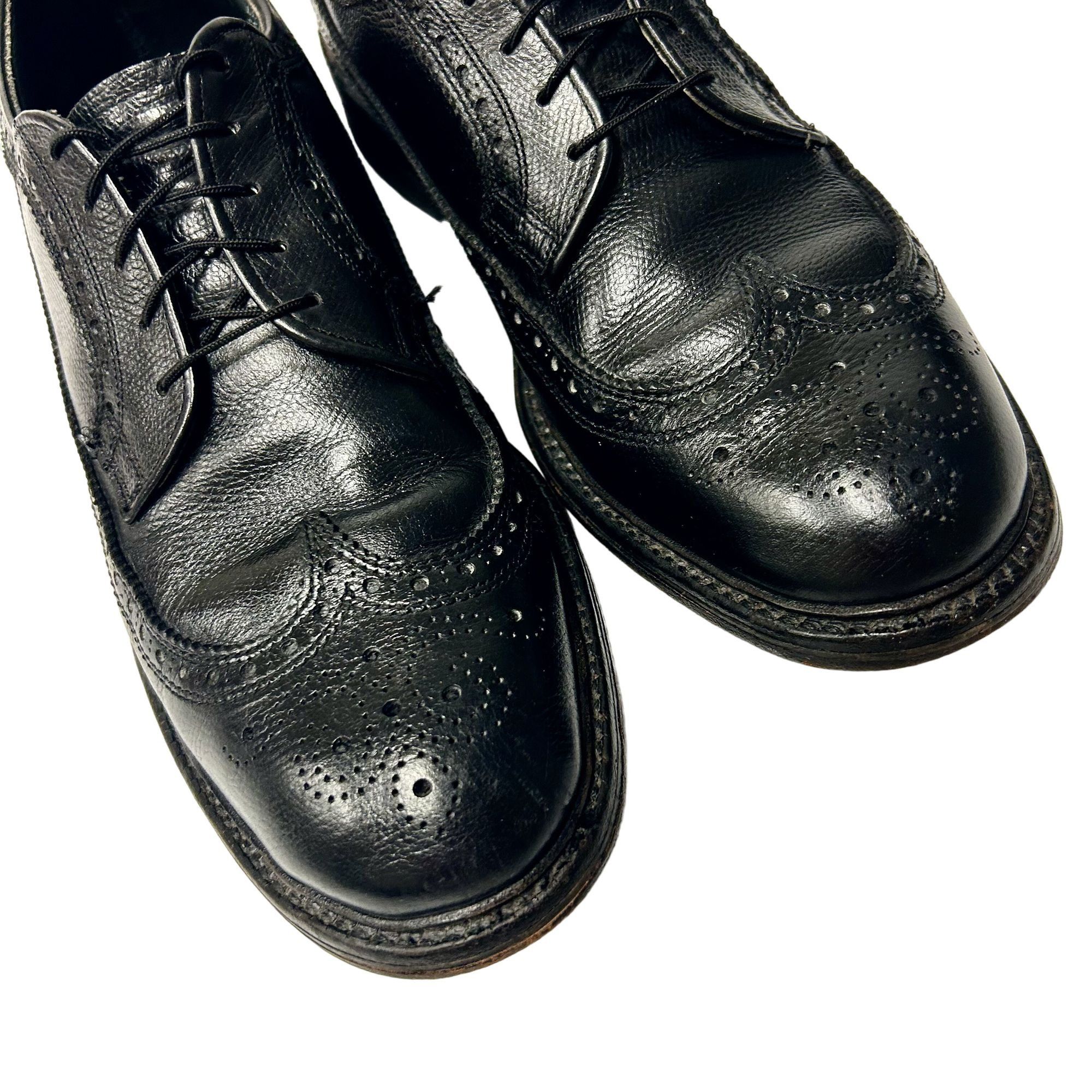 Other Vtg Thom Mcan BOOTMASTER Black PEBBLED Leather DRESS Shoes Size US 11 / EU 44 - 11 Thumbnail