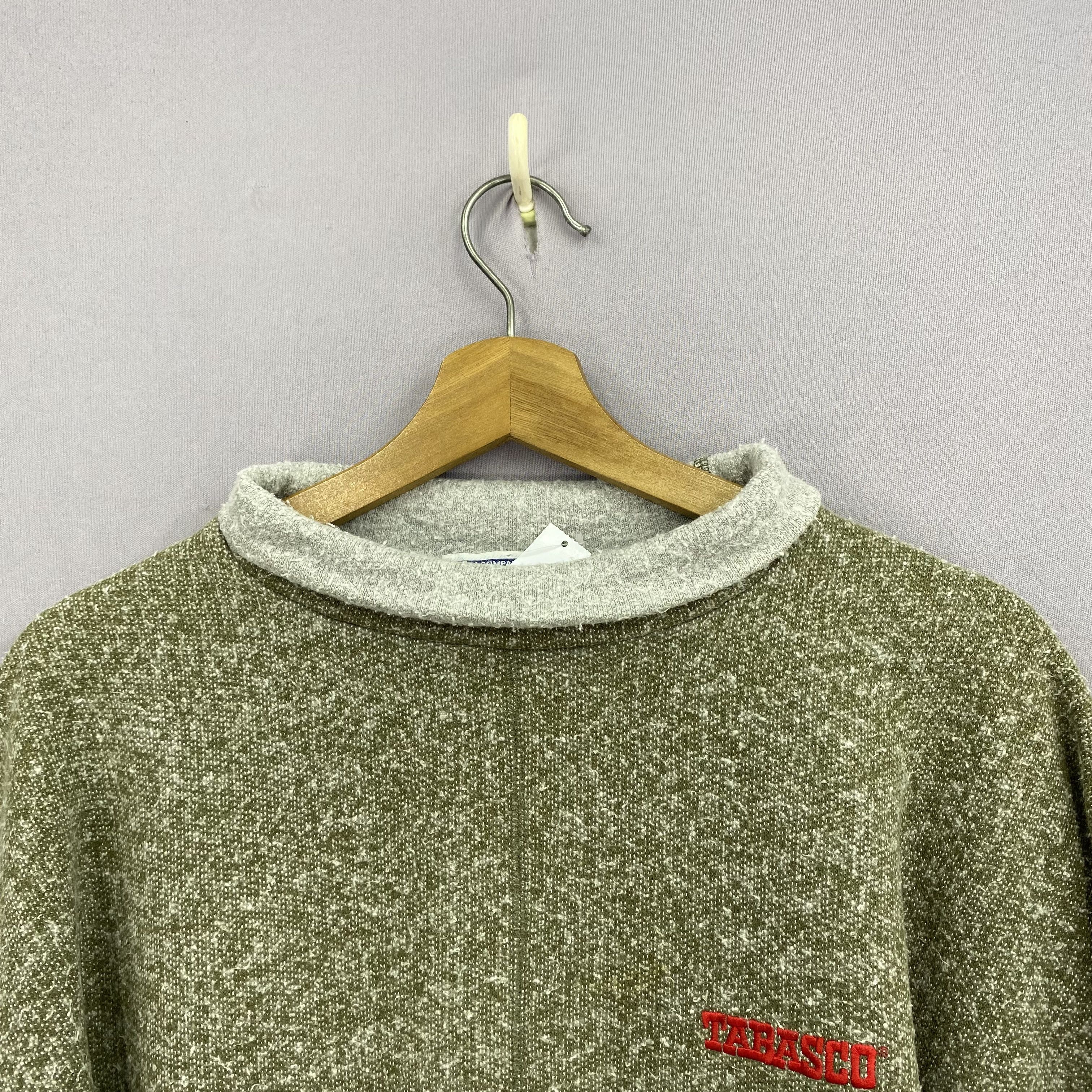 Tabasco Vintage 90s Tabasco Hot Sauce Sweater Sweatshirt Jumper Size US L / EU 52-54 / 3 - 5 Thumbnail