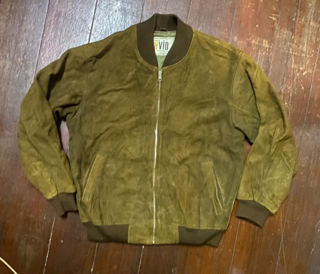 Japanese Brand × Vintage Suede leather zipper jacket by avio Size US M / EU 48-50 / 2 - 1 Thumbnail