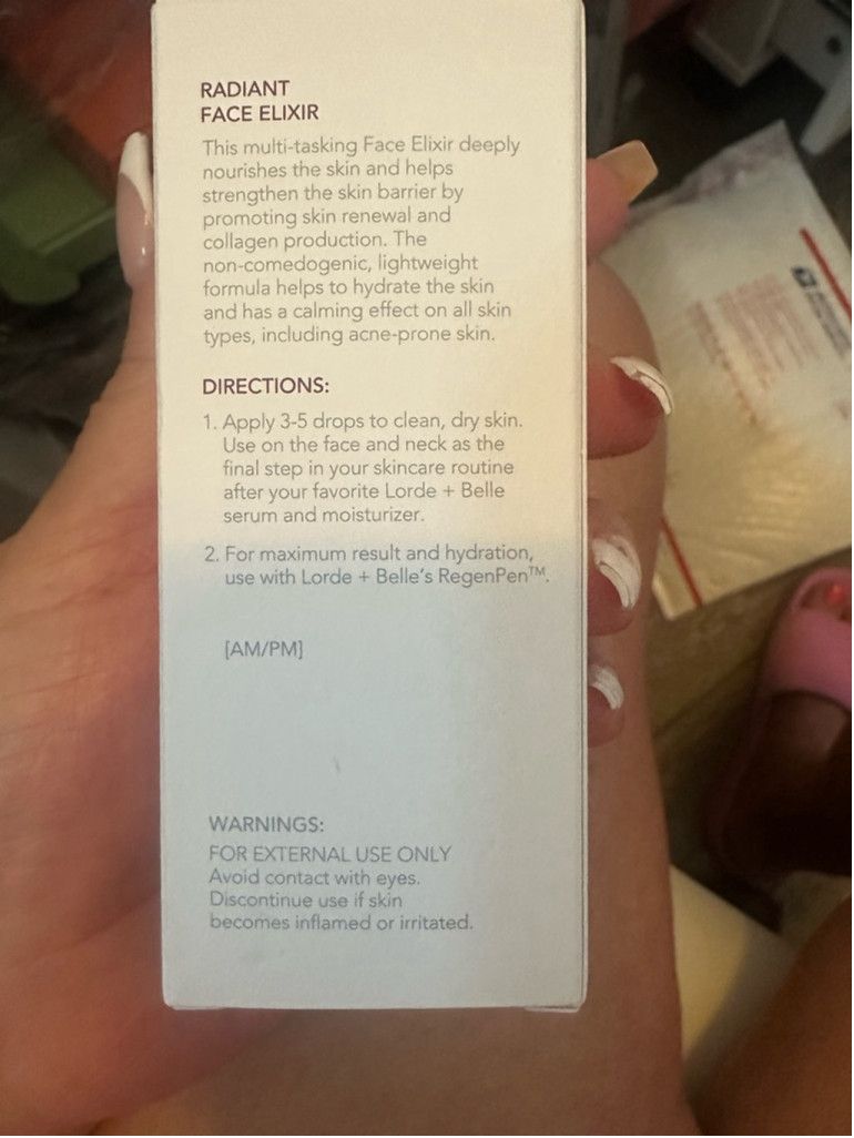 Other Lorde + Belle RADIANT FACE elixir 1oz NIB Size ONE SIZE - 4 Thumbnail