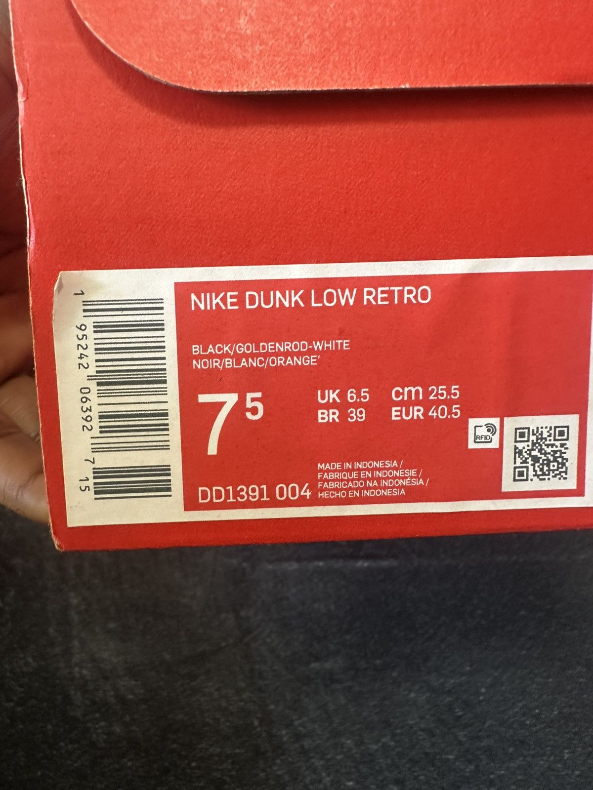 Nike Nike Dunk Low Retro “Goldenrod” SIZE 7.5M - SHIPS ⚡️ Size US 7.5 / EU 40-41 - 8 Thumbnail