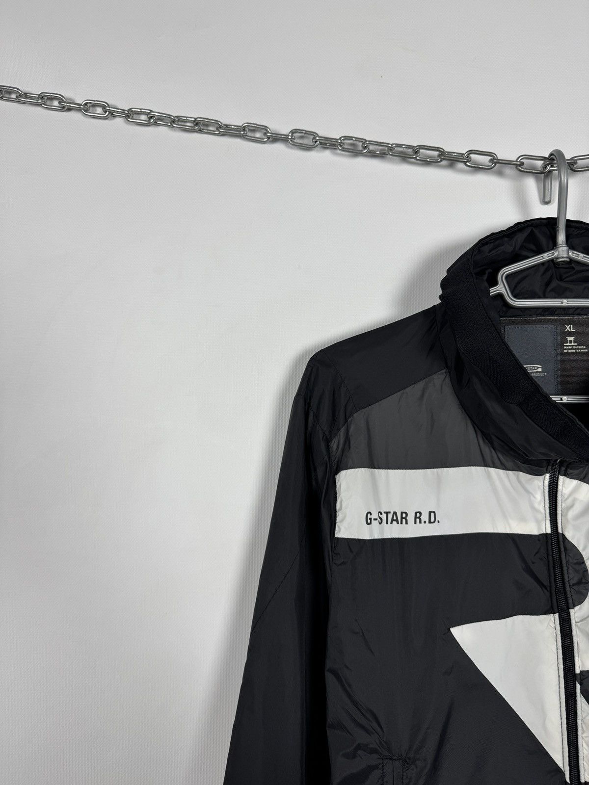G-Star Men’s G-Star Raw Zip Jacket Windbreaker Black Size XL Size US XL / EU 56 / 4 - 3 Thumbnail