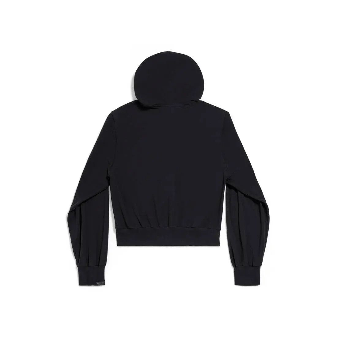Balenciaga o1w1db10625 Zip-up Hoodie Fitted in Black Size L / US 10 / IT 46 - 7 Thumbnail