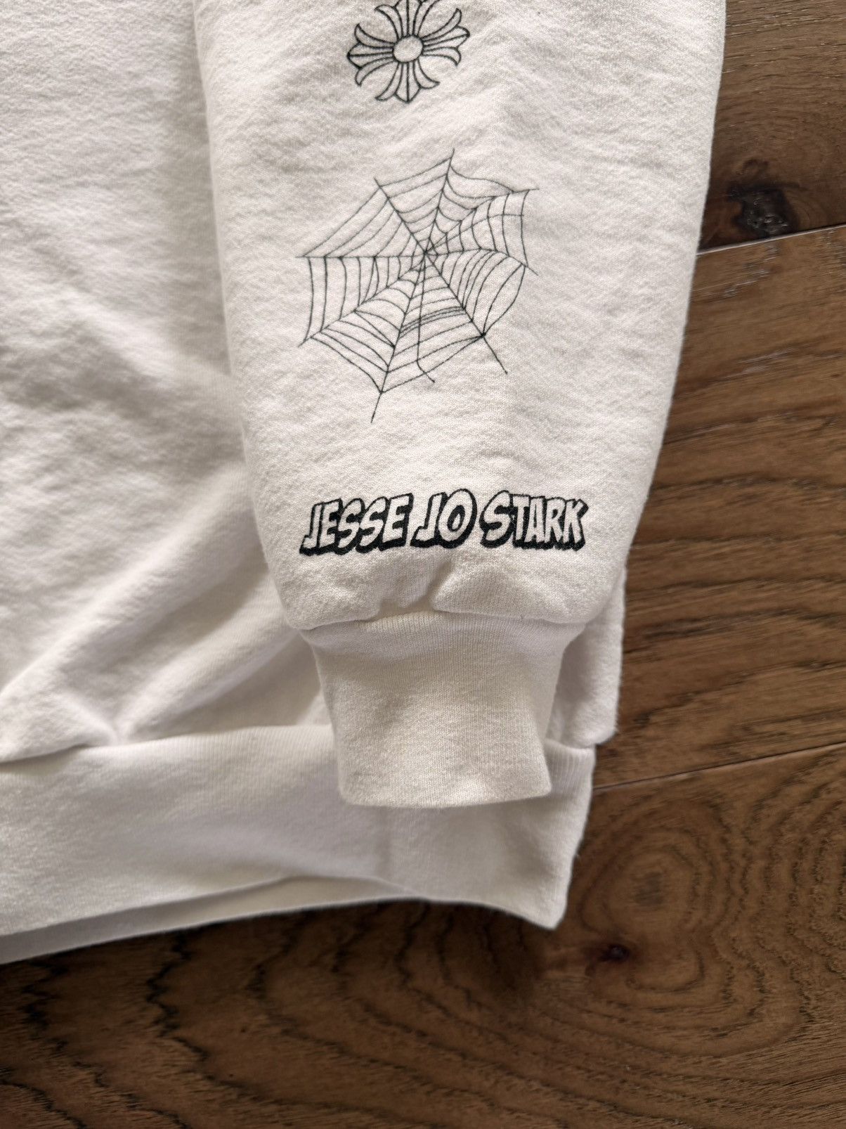 Chrome Hearts Chrome Hearts Deadly Doll Spider Web Crewneck Sweatshirt Med Size US M / EU 48-50 / 2 - 5 Thumbnail