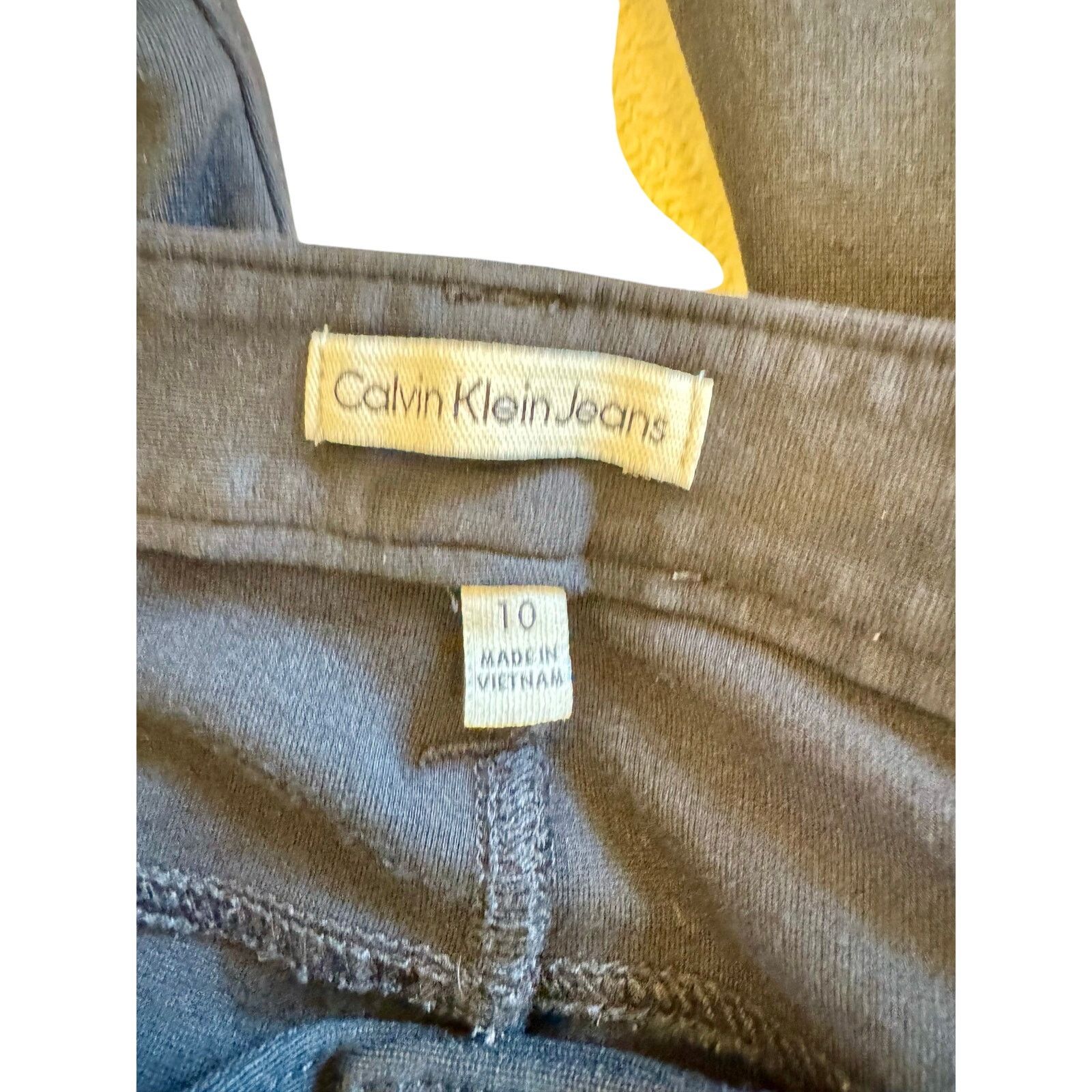 Calvin Klein Calvin Klein Black Super Stretch Pants – Size 10 Size 32" / US 10 / IT 46 - 4 Thumbnail