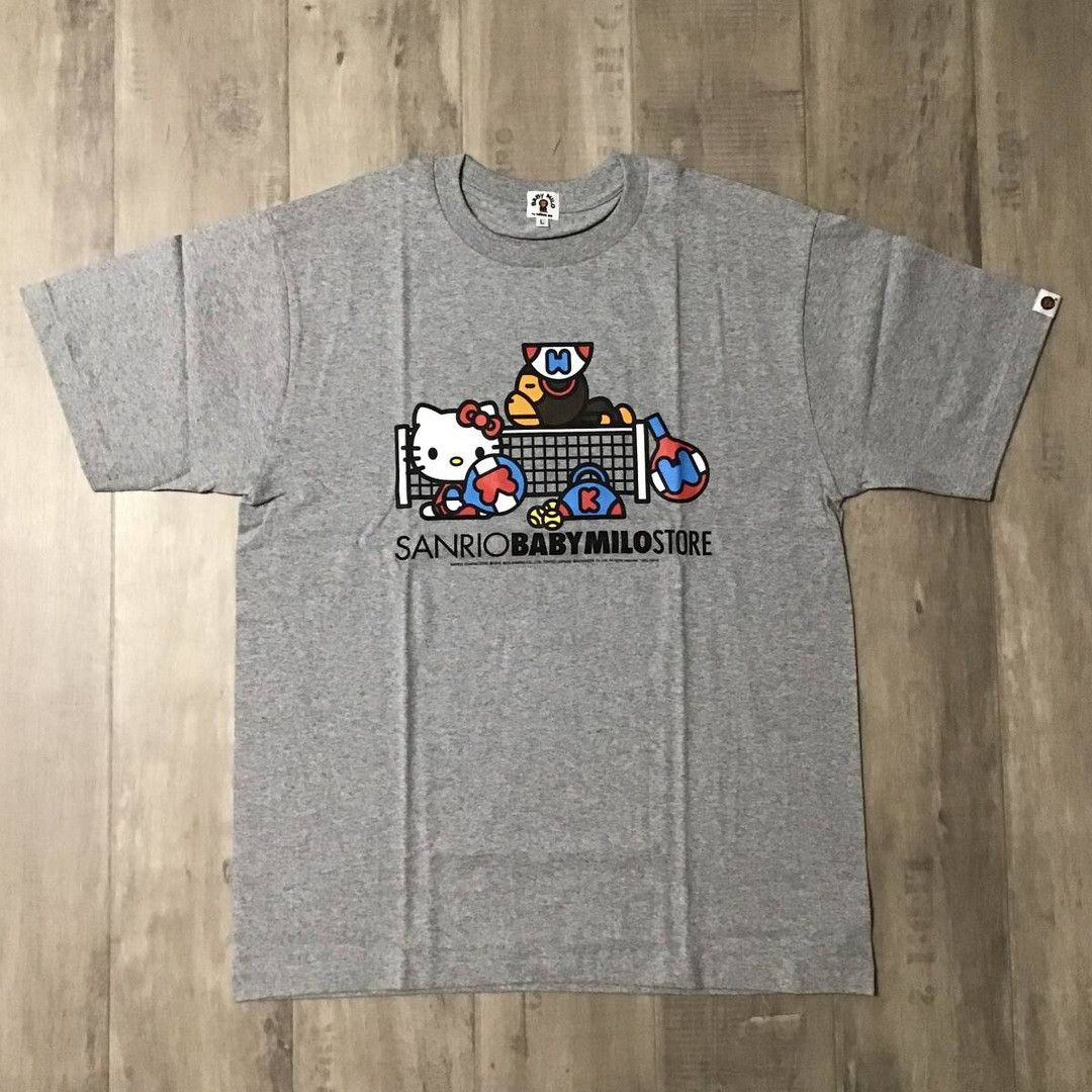 Bape × Japanese Brand × Nigo 2010 BAPE × SANRIO Kitty MILO T-shirt a bathing ape NIGO Size US L / EU 52-54 / 3 - 1 Thumbnail