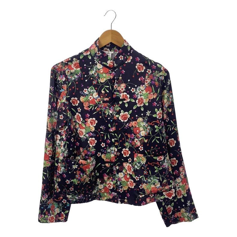 Comme des Garcons Comme Des Garcons Silk printed button-down Chinese jacket Size S / US 4 / IT 40 - 1 Thumbnail