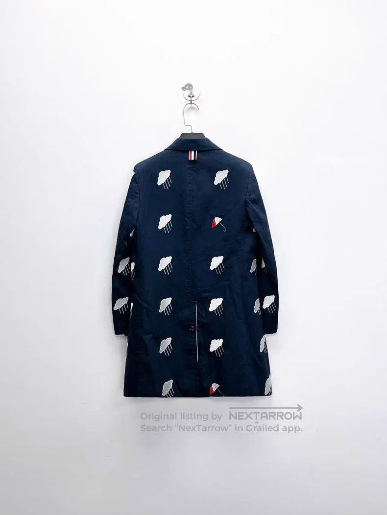 Thom Browne Thom Browne Navy Blue Suit Style Trench Coat Jacket Size M / US 6-8 / IT 42-44 - 2 Thumbnail