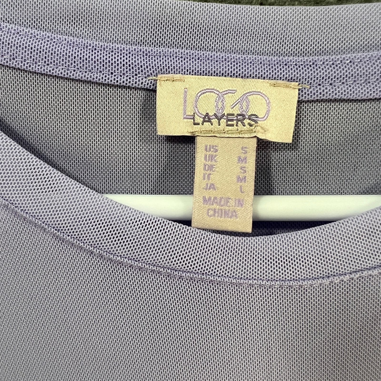 Other LOGO Layers by Lori Goldstein Mesh Crew Neck Top Size S / US 4 / IT 40 - 3 Thumbnail