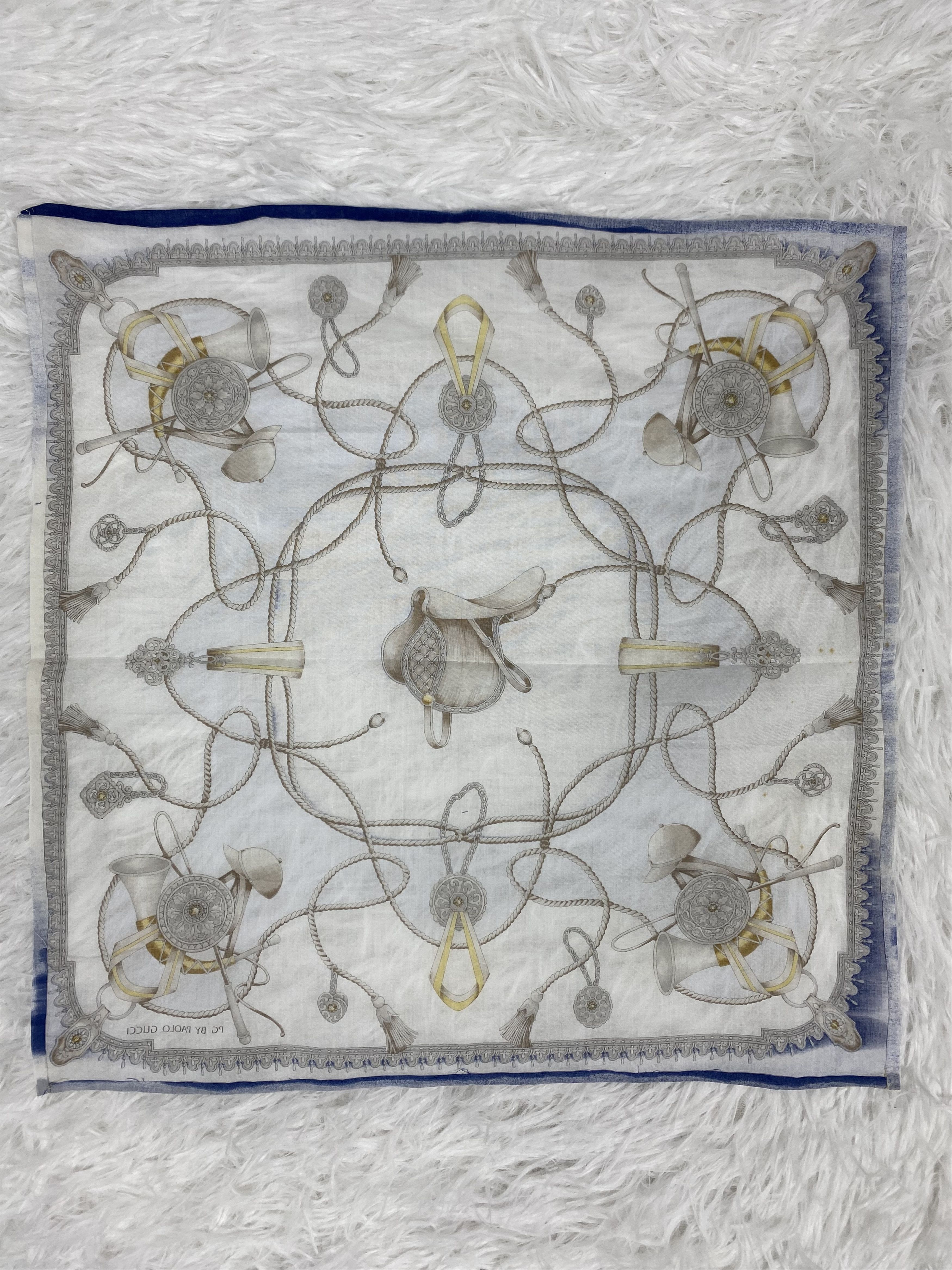 Paolo Gucci Vintage Paolo Gucci Handkerchief PH0086 Size ONE SIZE - 4 Thumbnail