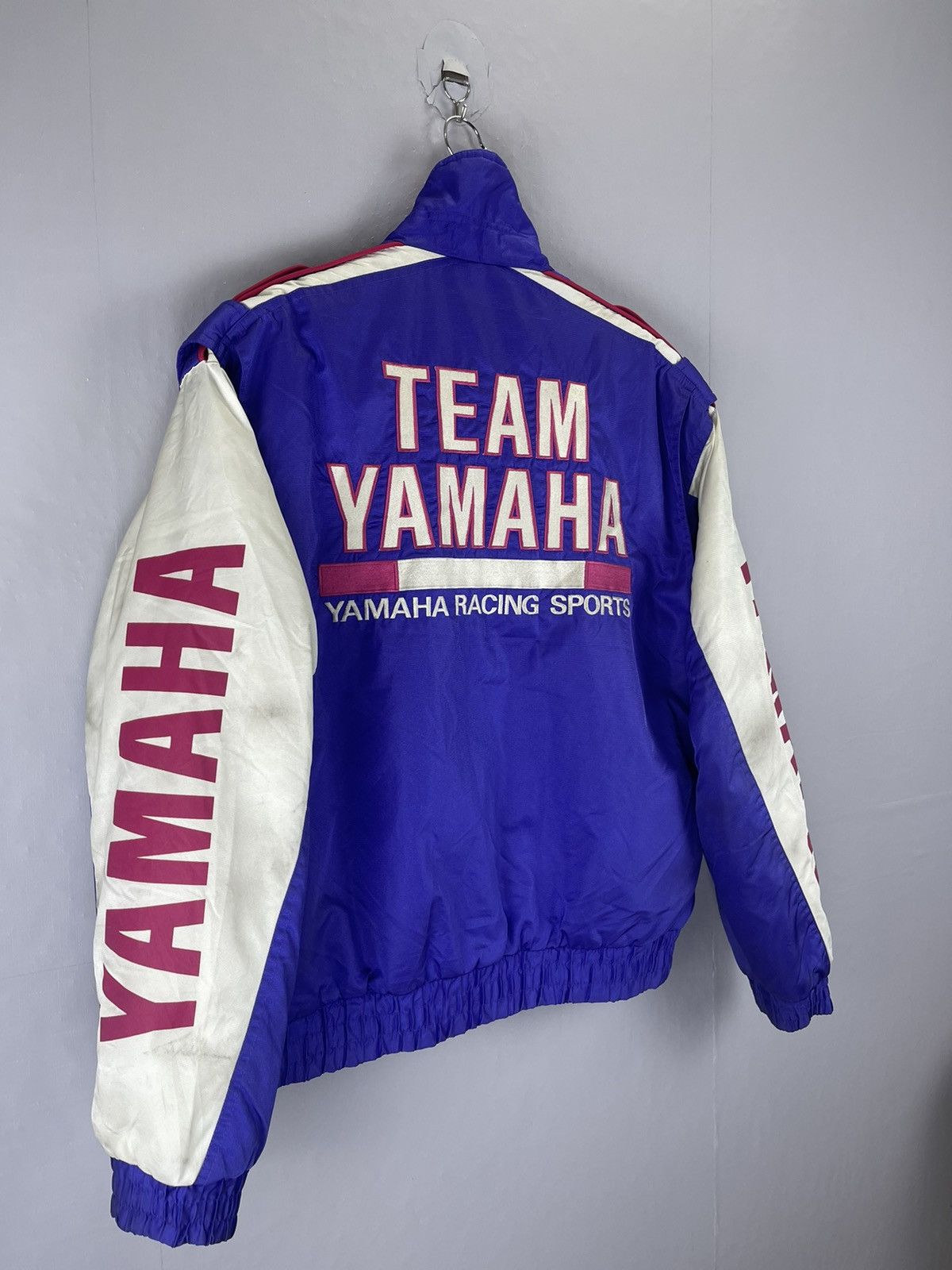 Yamaha VINTAGE TEAM YAMAHA Racing Sport Full Printed Biker Jacket Size US L / EU 52-54 / 3 - 8 Thumbnail