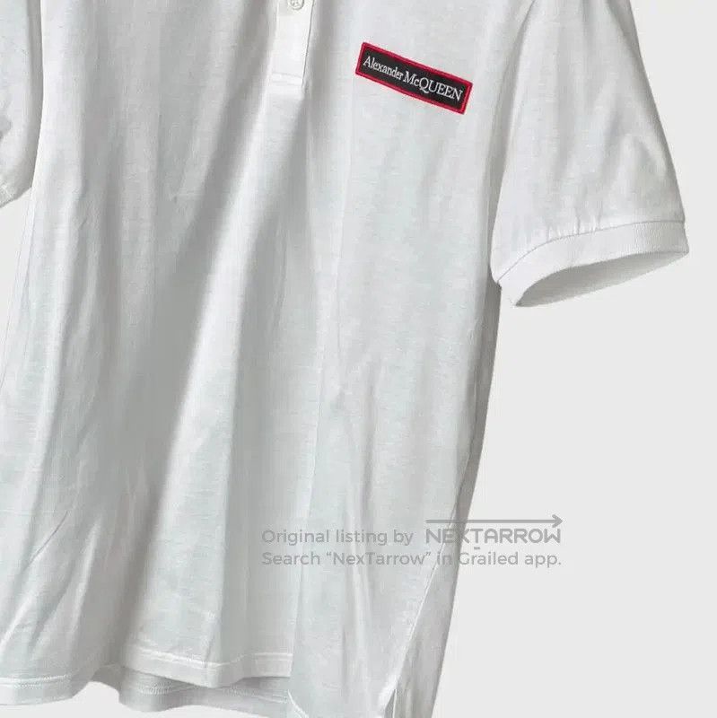 Alexander McQueen Alexander McQueen White Cotton Men's Polo . Size US S / EU 44-46 / 1 - 4 Thumbnail