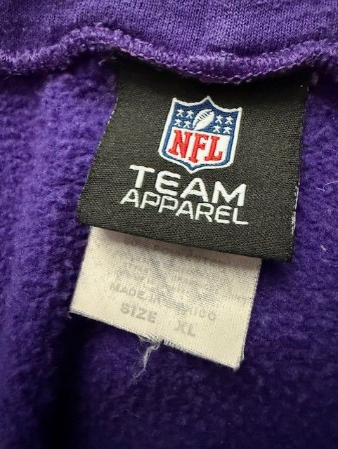 NFL Vintage Minnesota Vikings Zip-Up Hoodie Size US XL / EU 56 / 4 - 3 Thumbnail