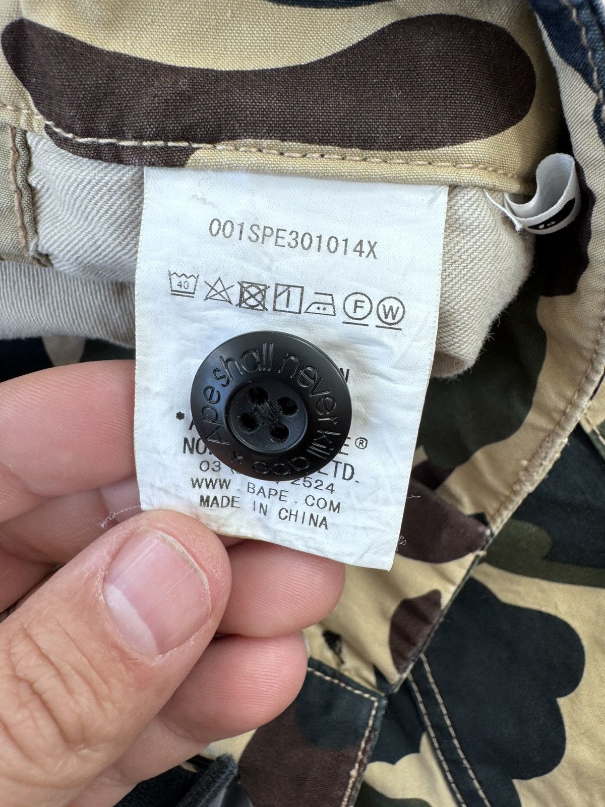Bape Bape Camo cargo cropped pants XL Size US 36 / EU 52 - 9 Thumbnail