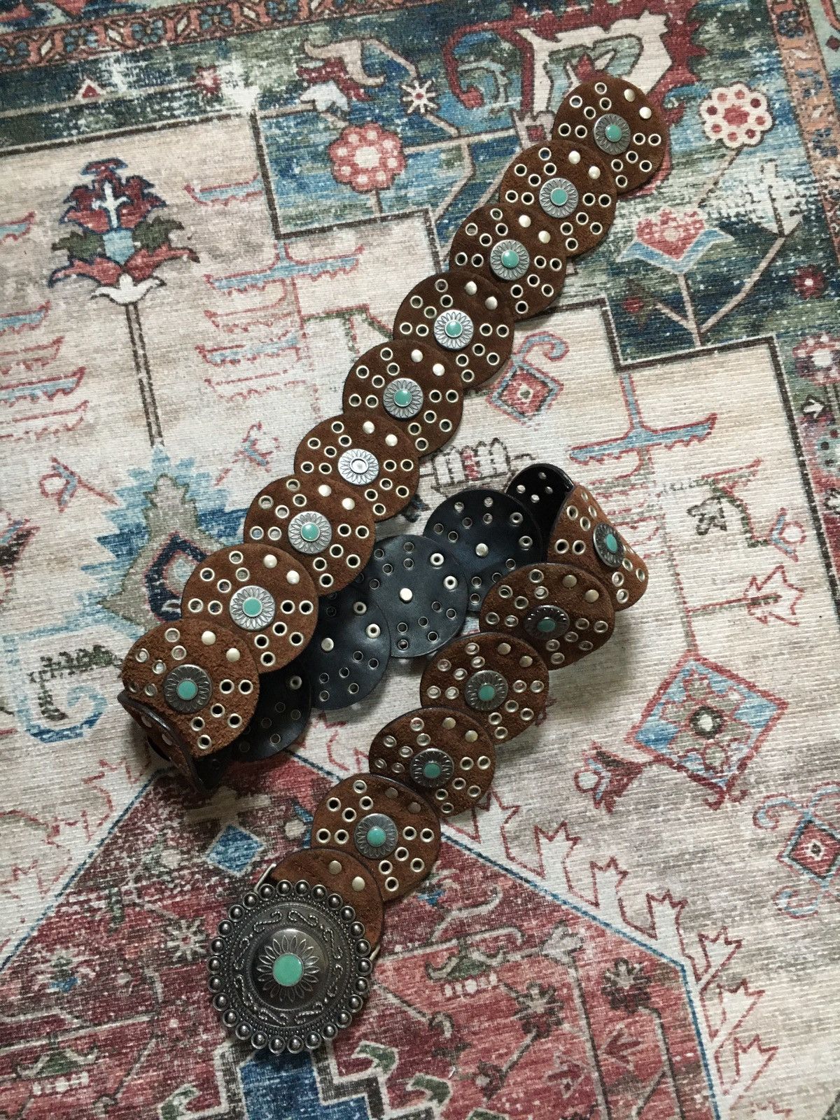 If Six Was Nine Vintage Studded Disc Belt Size ONE SIZE - 4 Thumbnail