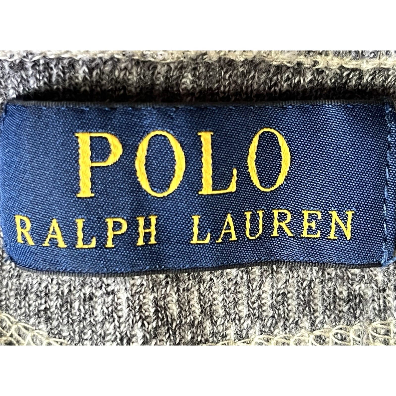 Polo Ralph Lauren Polo Ralph Lauren Henley Shirt Gray Thermal Long Sleeve Button Logo USRL Military Mens M Size US M / EU 48-50 / 2 - 6 Thumbnail