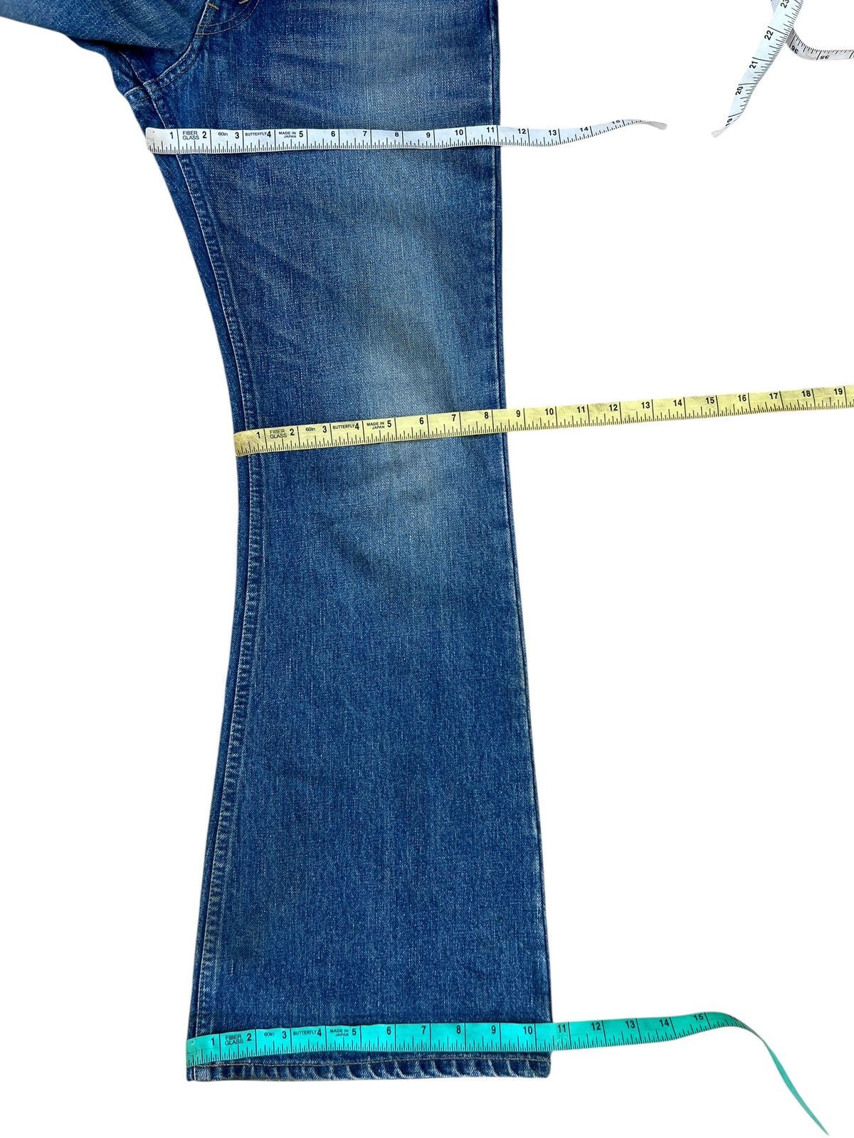 Orslow Dirty Mud Orslow Distressed Denim Bootcut Flare Jeans Size US 30 / EU 46 - 3 Thumbnail