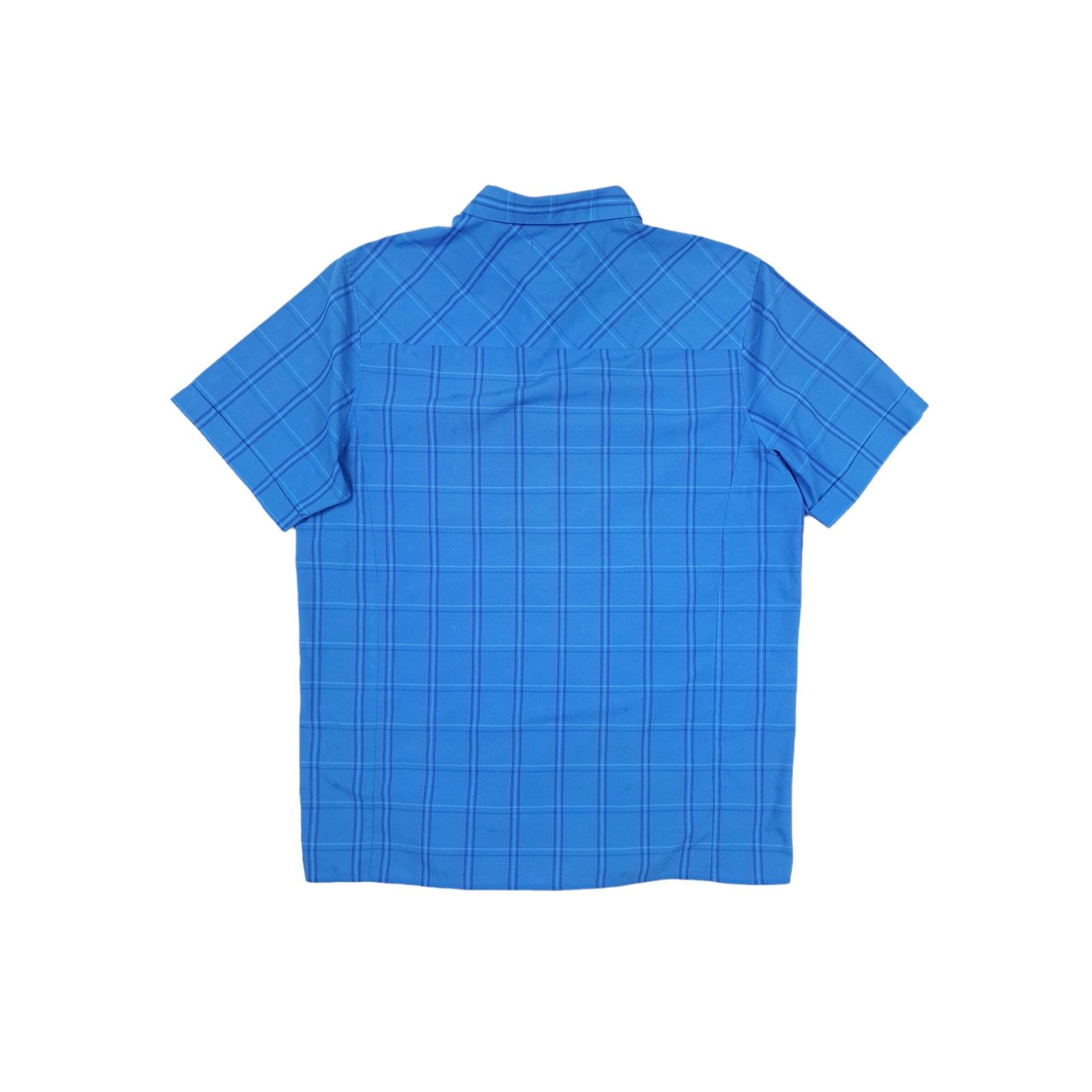 Helly Hansen × Vintage 90's Vintage Helly Hansen Checked Short Sleeve Blue T-shirt Size US XL / EU 56 / 4 - 2 Thumbnail