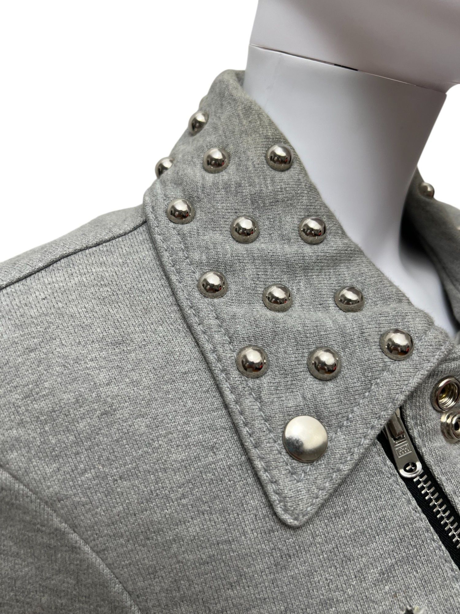 Junya Watanabe Junya Watanabe S/S 2007 Studded Grey Aviator Cotton Jacket Size US M / EU 48-50 / 2 - 9 Thumbnail