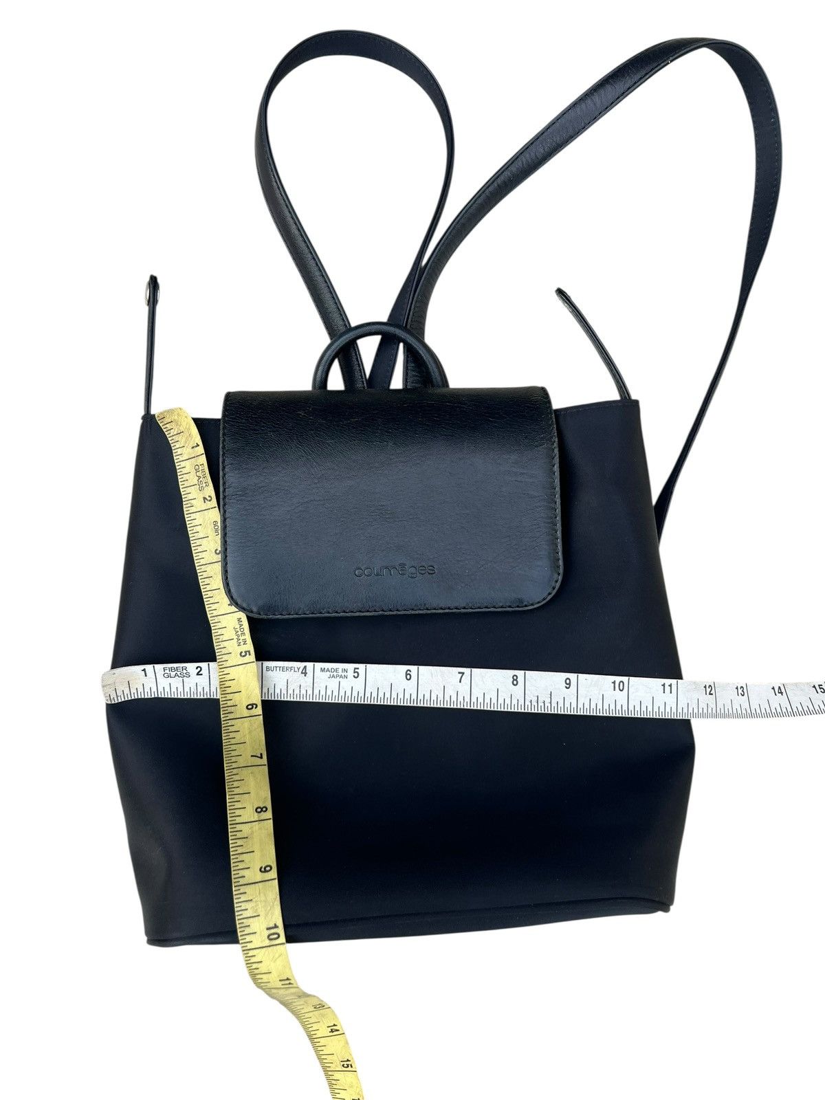 Courreges Vintage Couregess Hybrid Leather Nylon Mini Backpack Size ONE SIZE - 7 Thumbnail