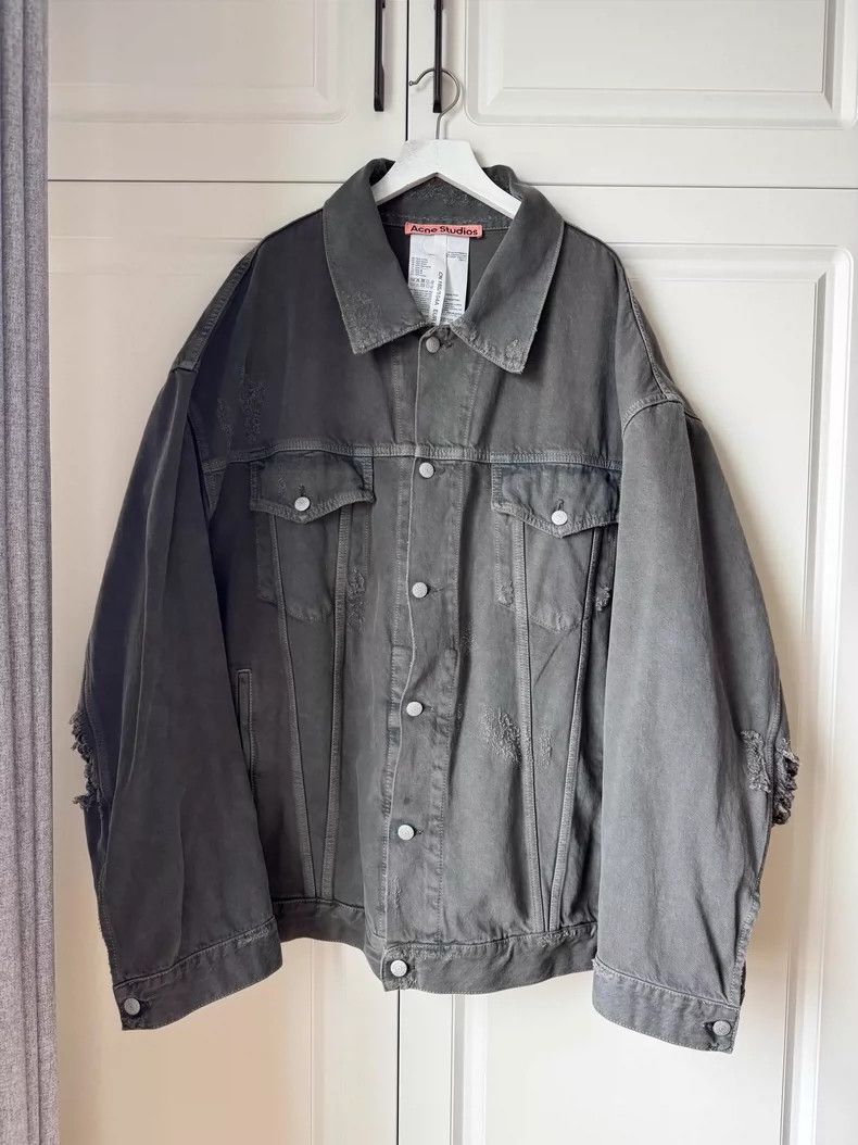 Acne Studios acne studios Black denim jacket 2504-Nextarrow Size US L / EU 52-54 / 3 - 2 Thumbnail
