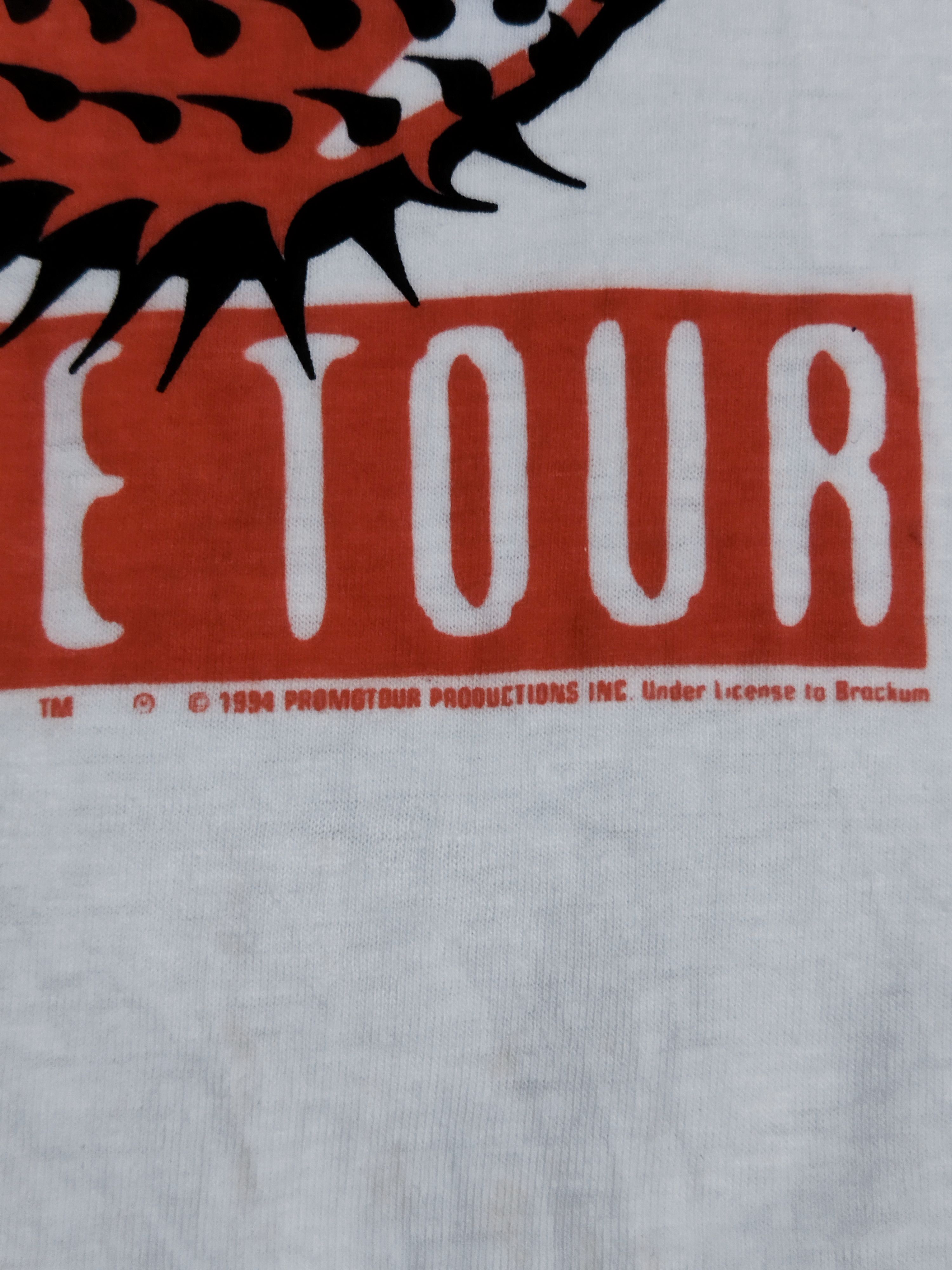 Band Tees Vintage 1994 The Rolling Stones Voodoo Lounge Tour Tee Size US XL / EU 56 / 4 - 5 Thumbnail
