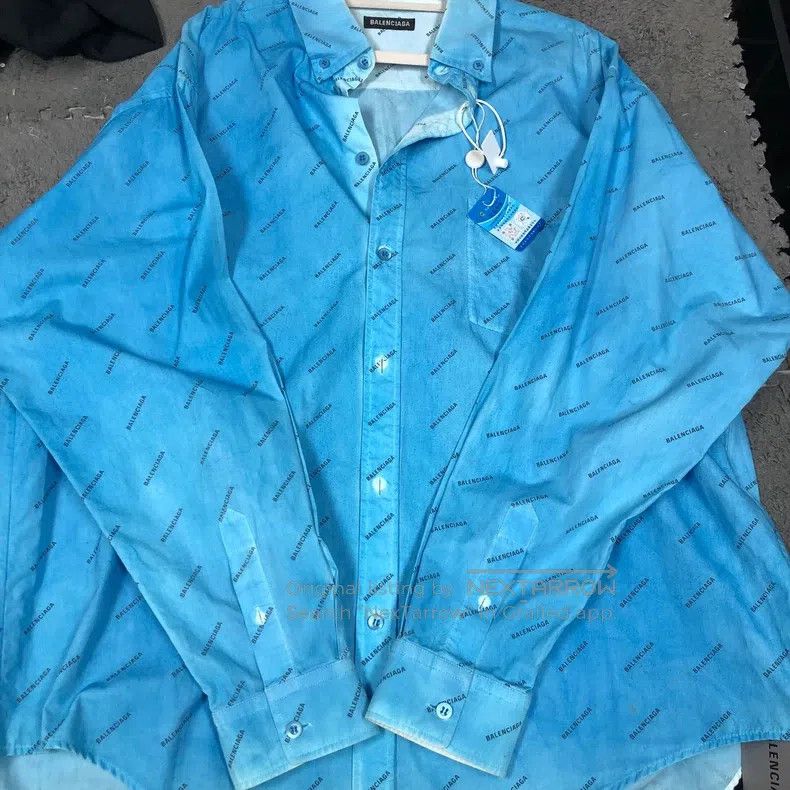 Balenciaga Balenciaga Dyed Splash Shirt Size XS / US 0-2 / IT 36-38 - 1 Thumbnail