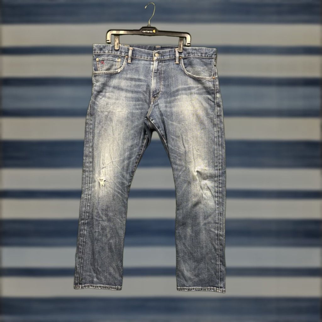 Polo Ralph Lauren Jeans Mens 40x30 The Varick Slim Straight Leg Denim Casual Slim