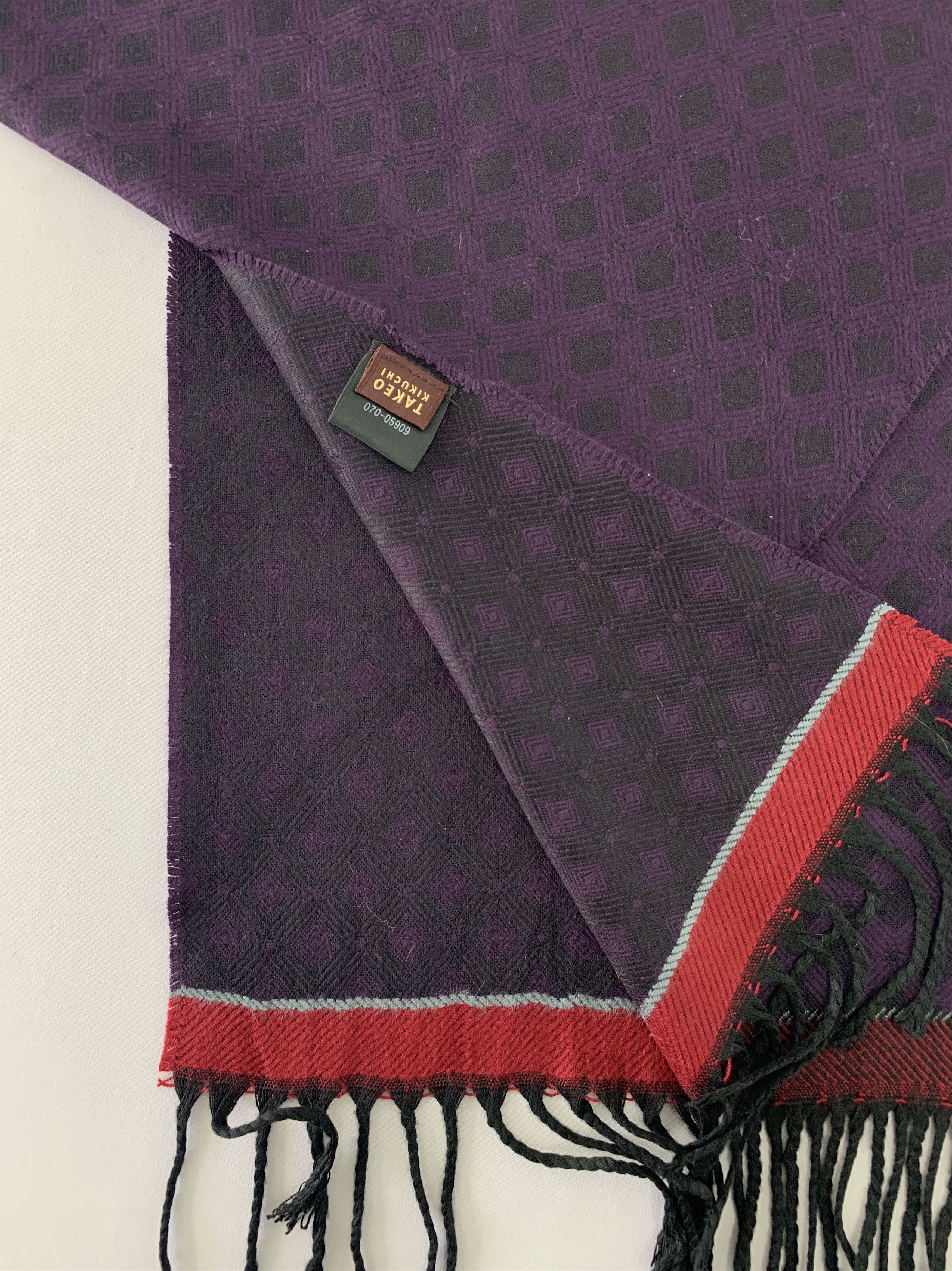Takeo Kikuchi Takeo Kikuchi Scarf Wool Muffler Neck Wrap BL4159 Size ONE SIZE - 3 Thumbnail