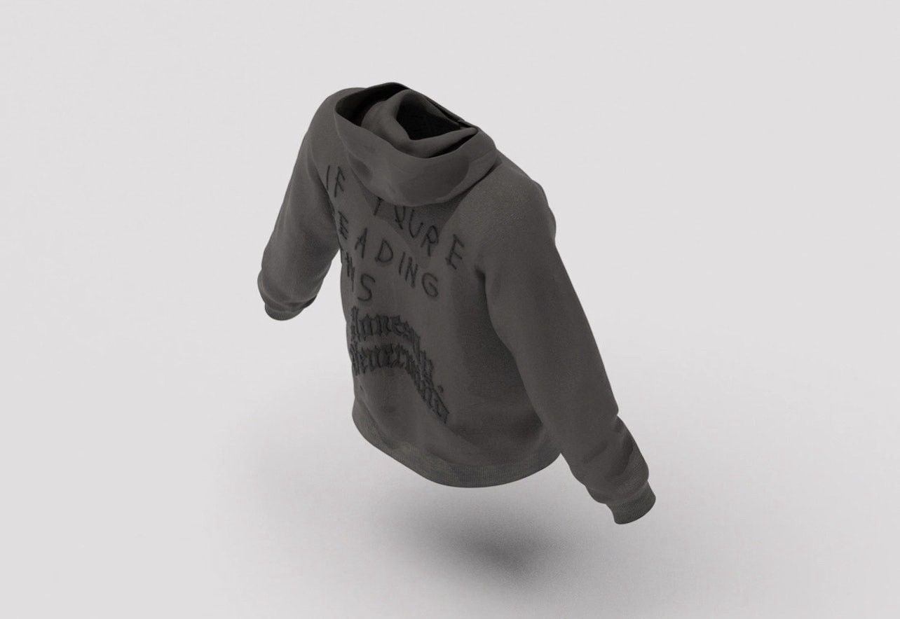 image of Drake If You’Re Reading This Its Too Late Hoodie in Black, Men's (Size Large)