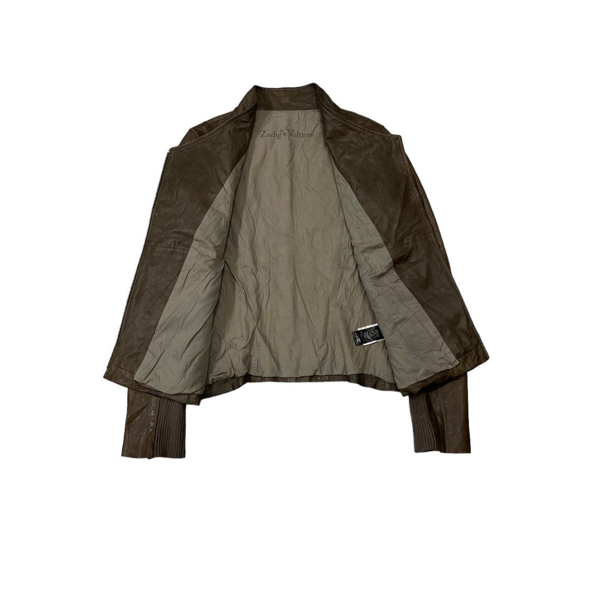 Zadig & Voltaire Vintage Zadig & Voltaire Lukas Lamb Leather Jacket Size XS / US 0-2 / IT 36-38 - 17 Thumbnail
