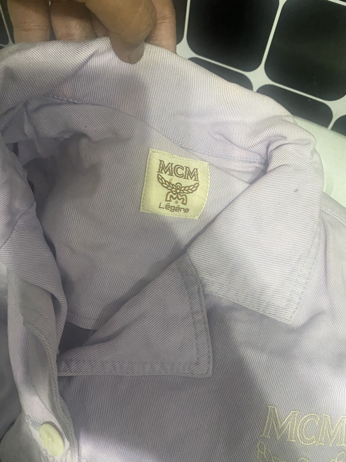 MCM VINTAGE MCM DENIM JACKET EMBROIDERY MCM LOGO Size US L / EU 52-54 / 3 - 9 Thumbnail