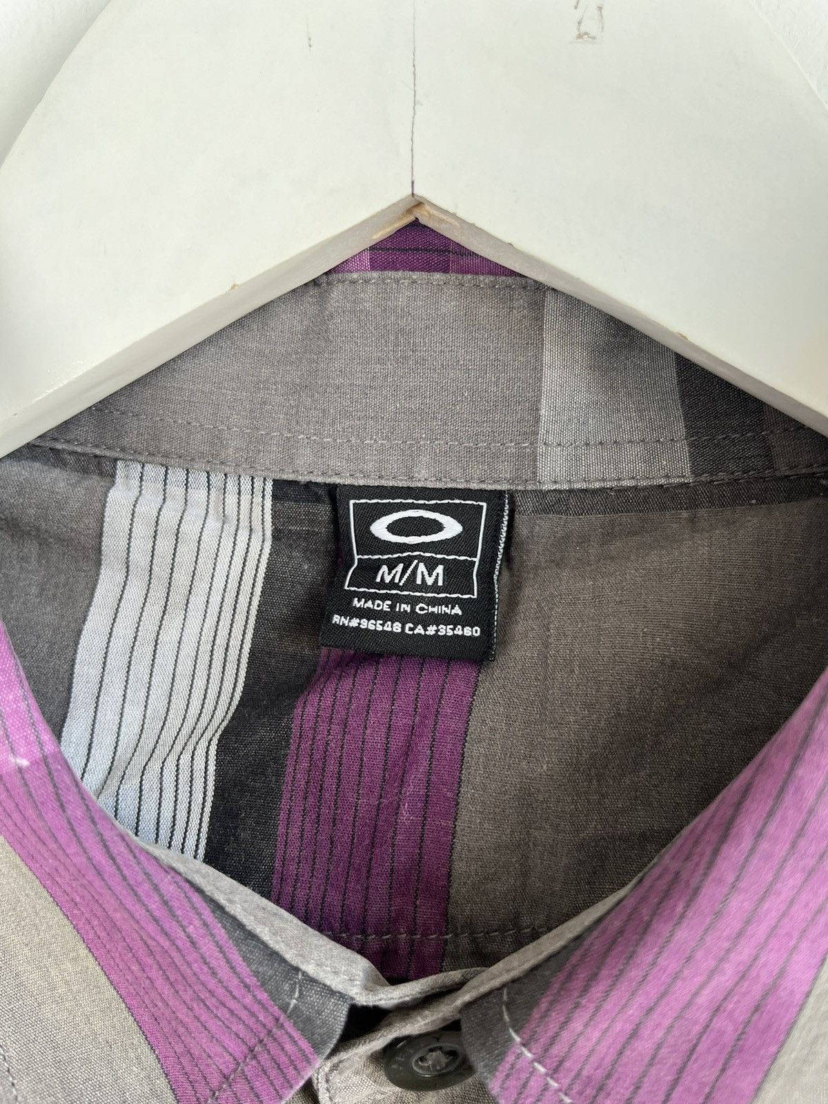 Oakley Oakley Chechered Grey Short Sleeve Shirt Size US M / EU 48-50 / 2 - 3 Thumbnail