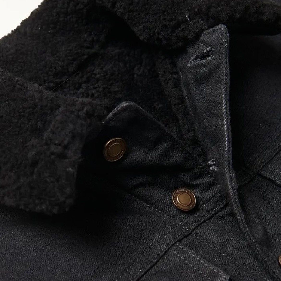 Saint Laurent Paris Saint Laurent Shearling Denim Jacket in Small Size US S / EU 44-46 / 1 - 6 Thumbnail