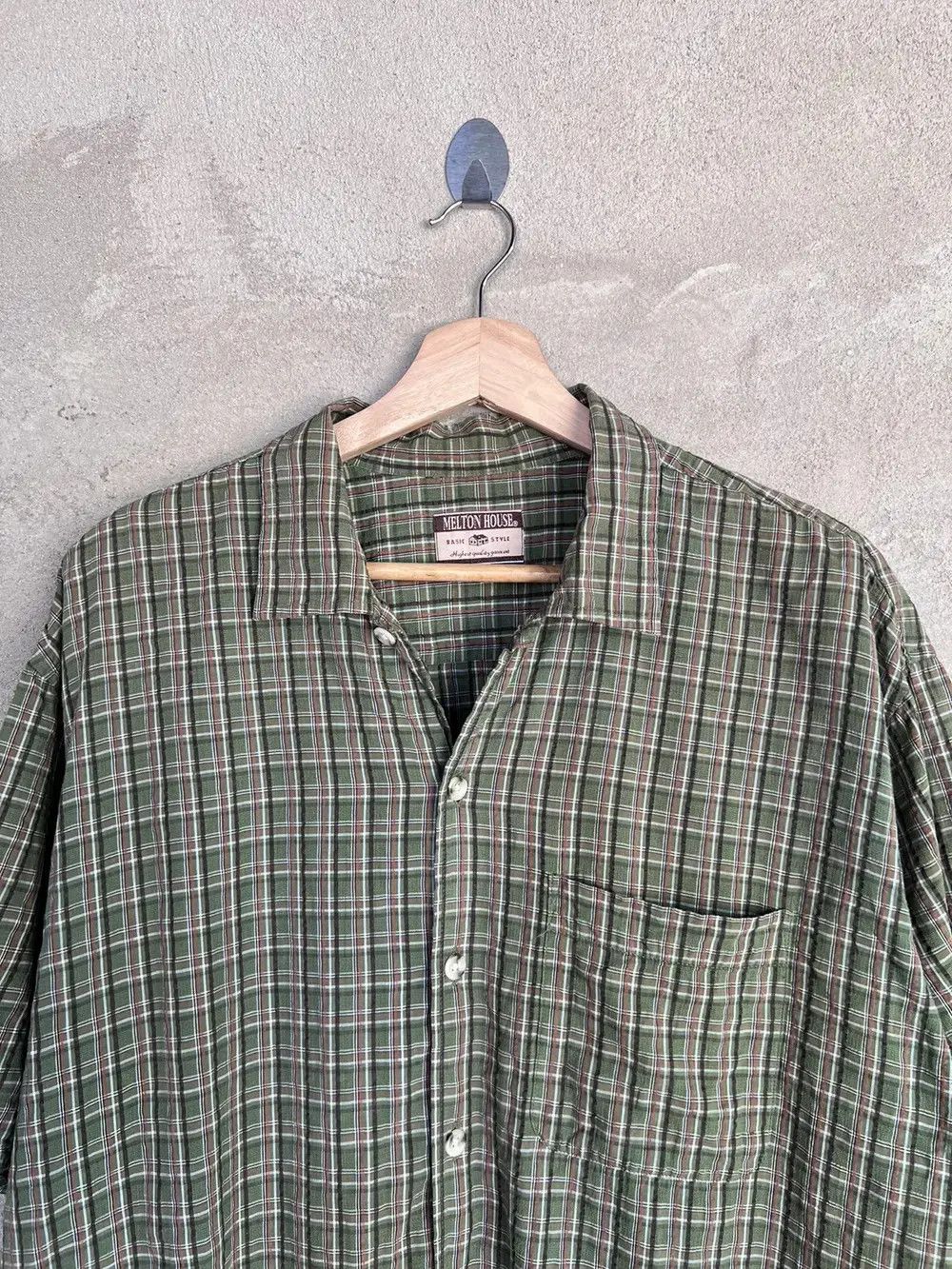 Vintage Vintage Melton House Shirt Size US L / EU 52-54 / 3 - 3 Thumbnail