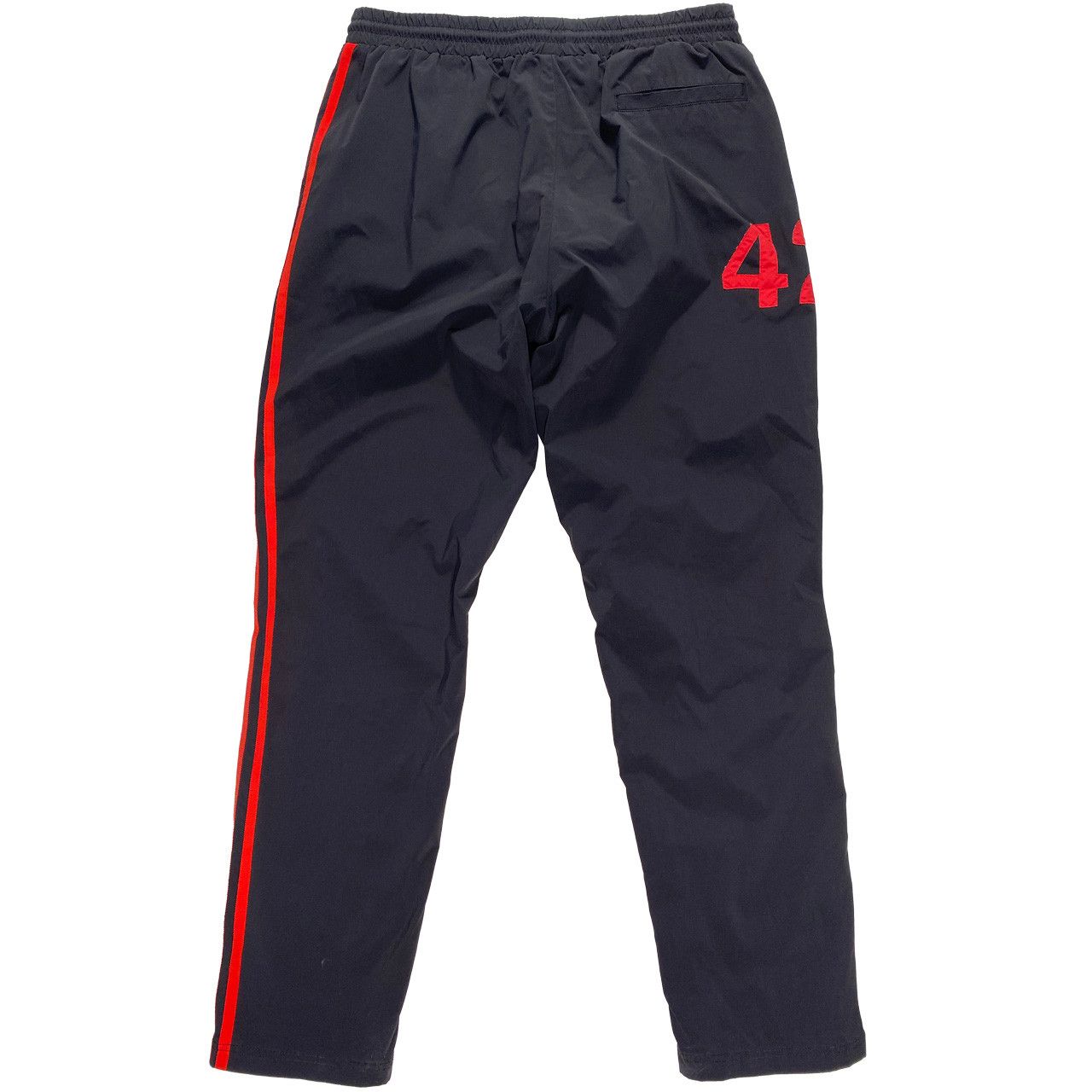 424 × Adidas adidas originals x 424 Asymmetric 3-Stripe Track Pants Black Size US 32 / EU 48 - 2 Thumbnail
