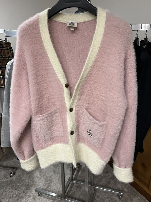 Golf Wang Golf Wang X Lacoste pink cardigan | Grailed