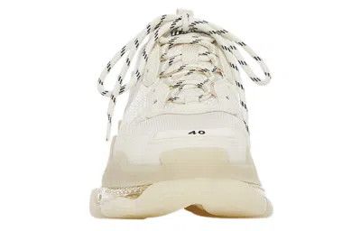 Balenciaga o1w1db11225 Triple S Clear Sole Sneakers in Beige Size US 12 / EU 45 - 3 Thumbnail